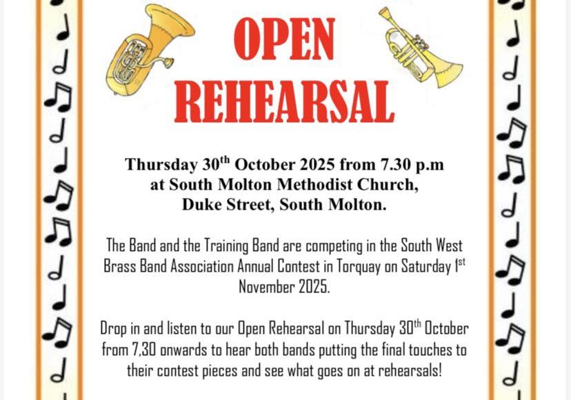 SMTB Open Rehearsal Thursday 30 October 2025